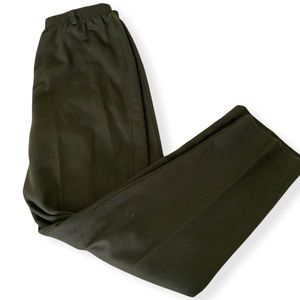Alfred Dunner wool army green pants